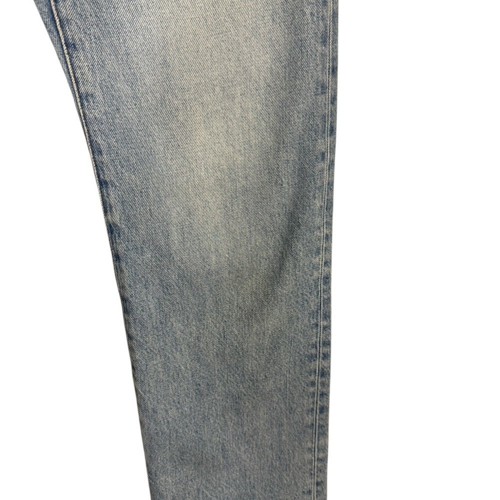 Madewell‎ Womens 90s Straight Jeans Size 24 Denim Festival Light Wash Distressed - Picture 4 of 7